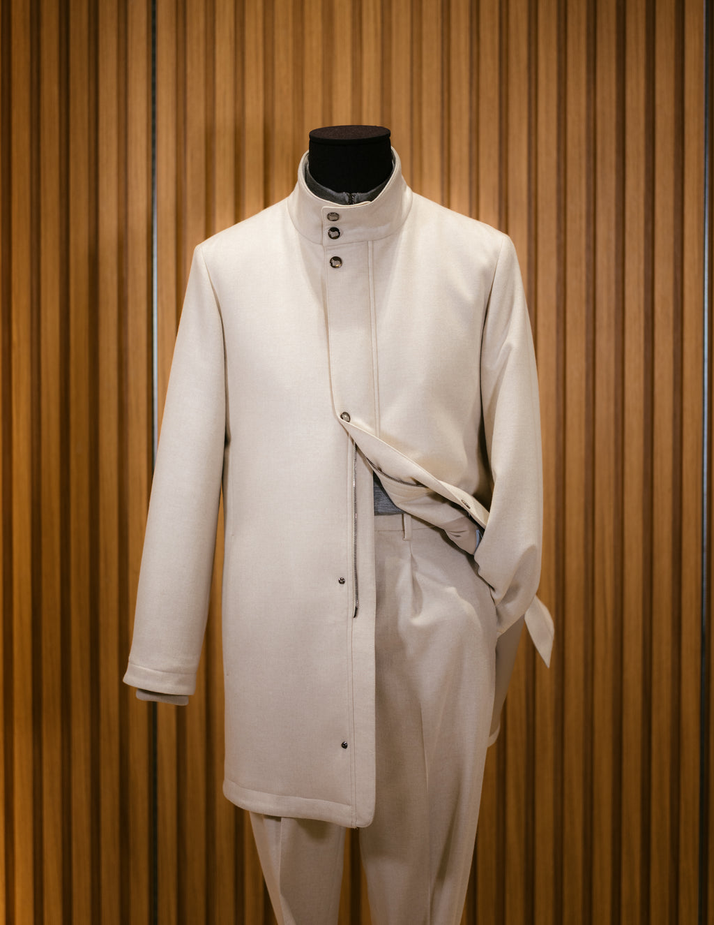 Car Coat in Yangir Cashmere