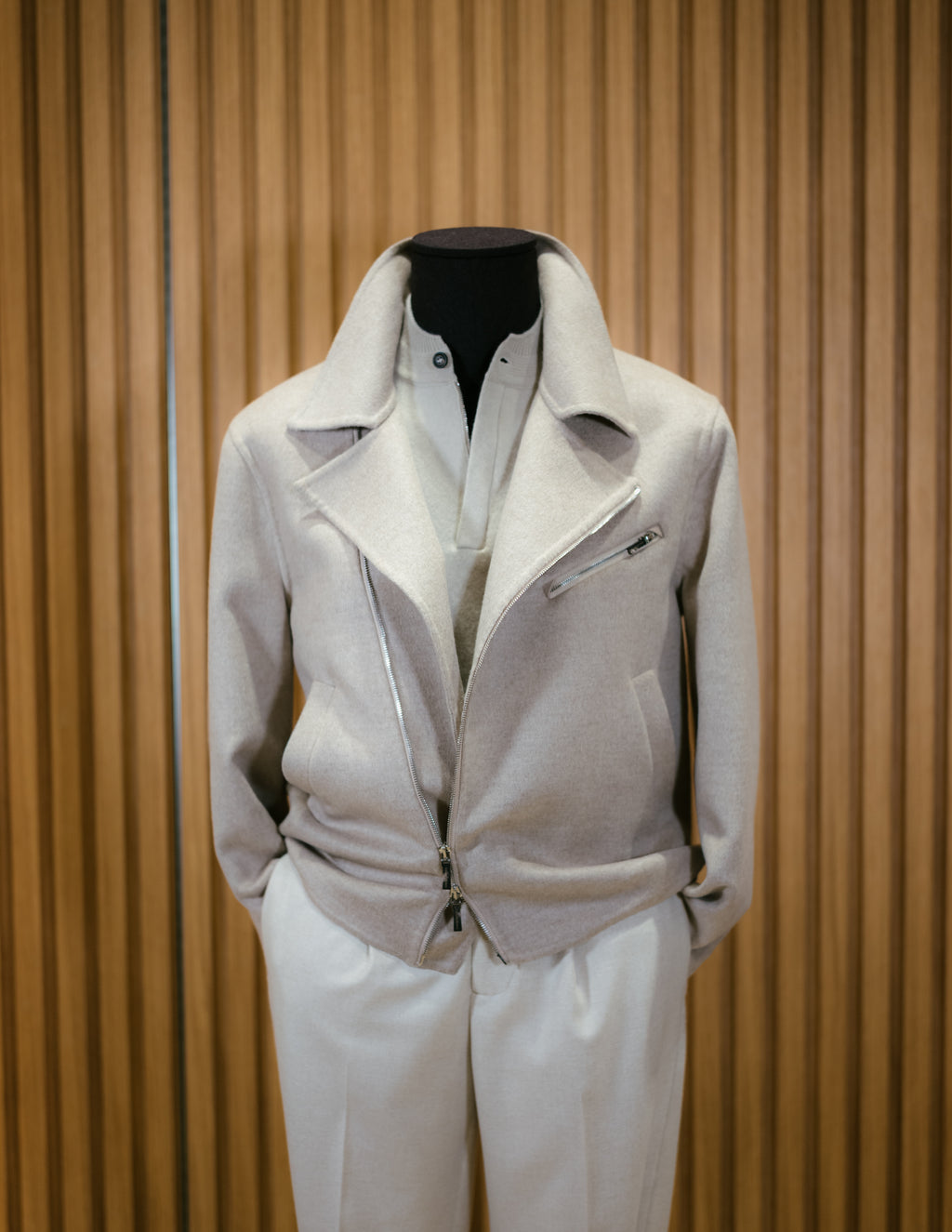 Cashmere Zip Jacket