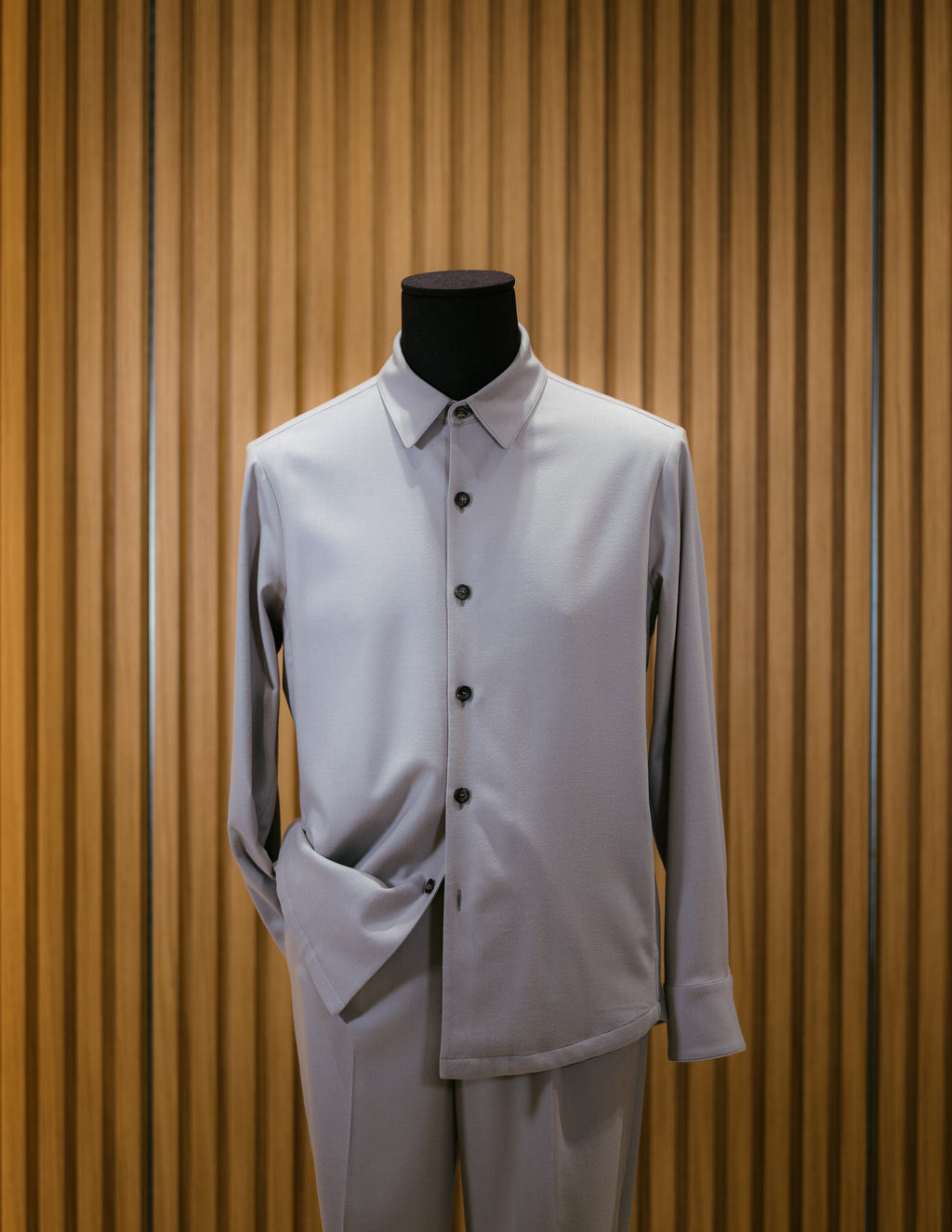 Long Sleeve Shirt in Kid Wool