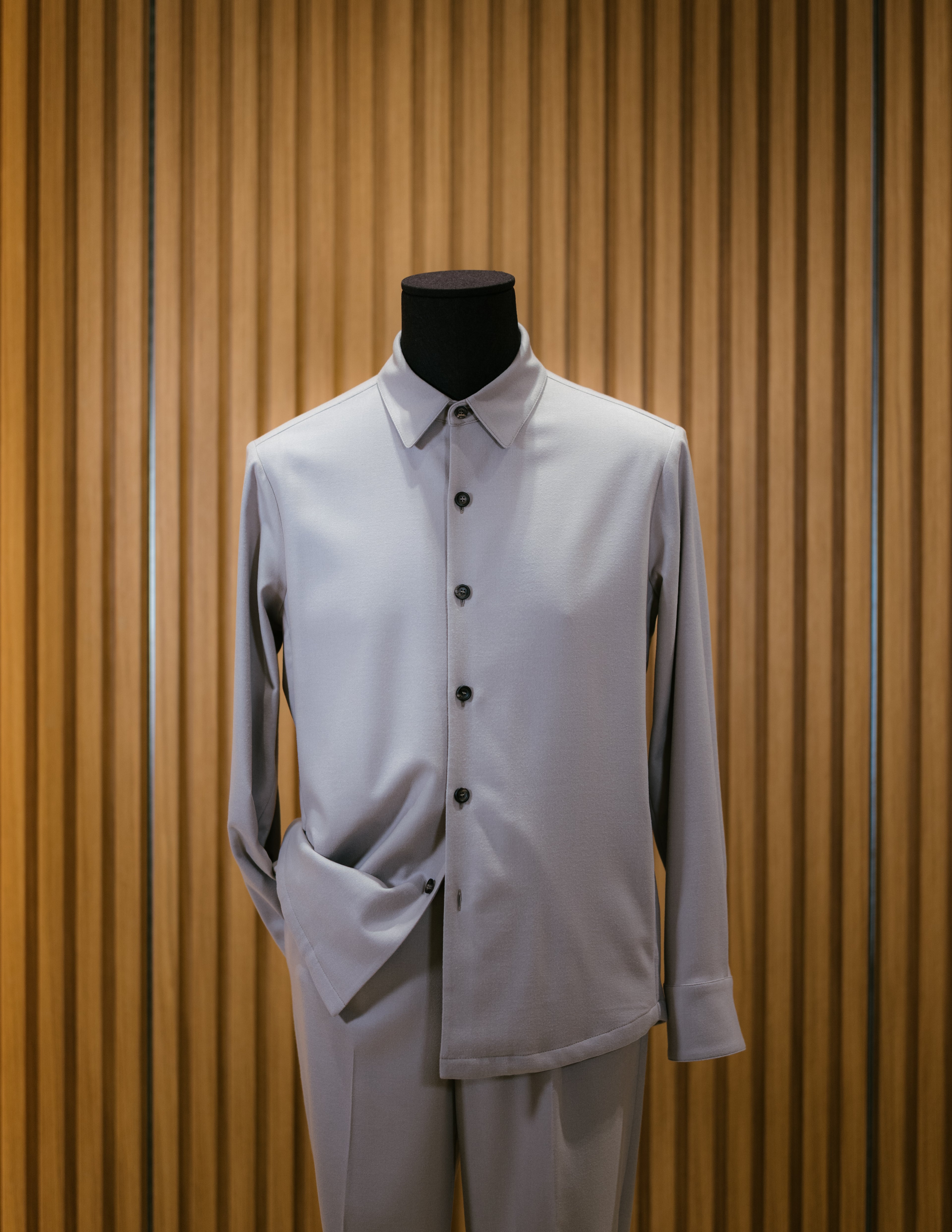 Long Sleeve Shirt in Kid Wool