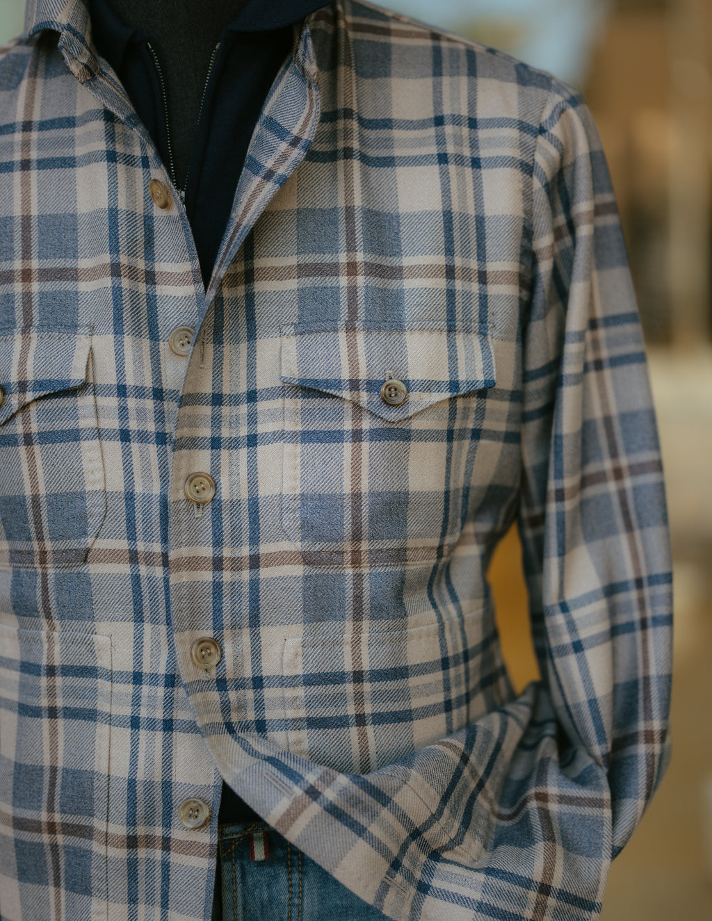 Handmade Cashmere Overshirt