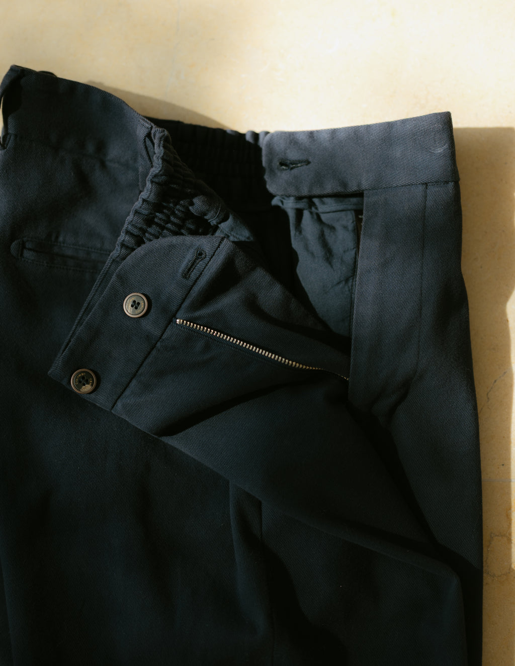 Cotton-Cashmere Trousers