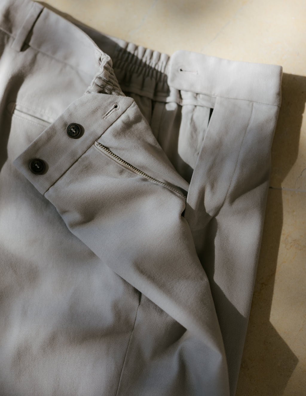 Cotton-Cashmere Trousers