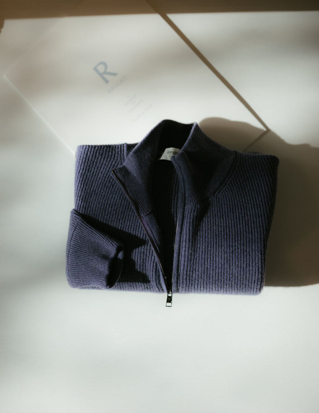 Cashmere Zip Cardigan