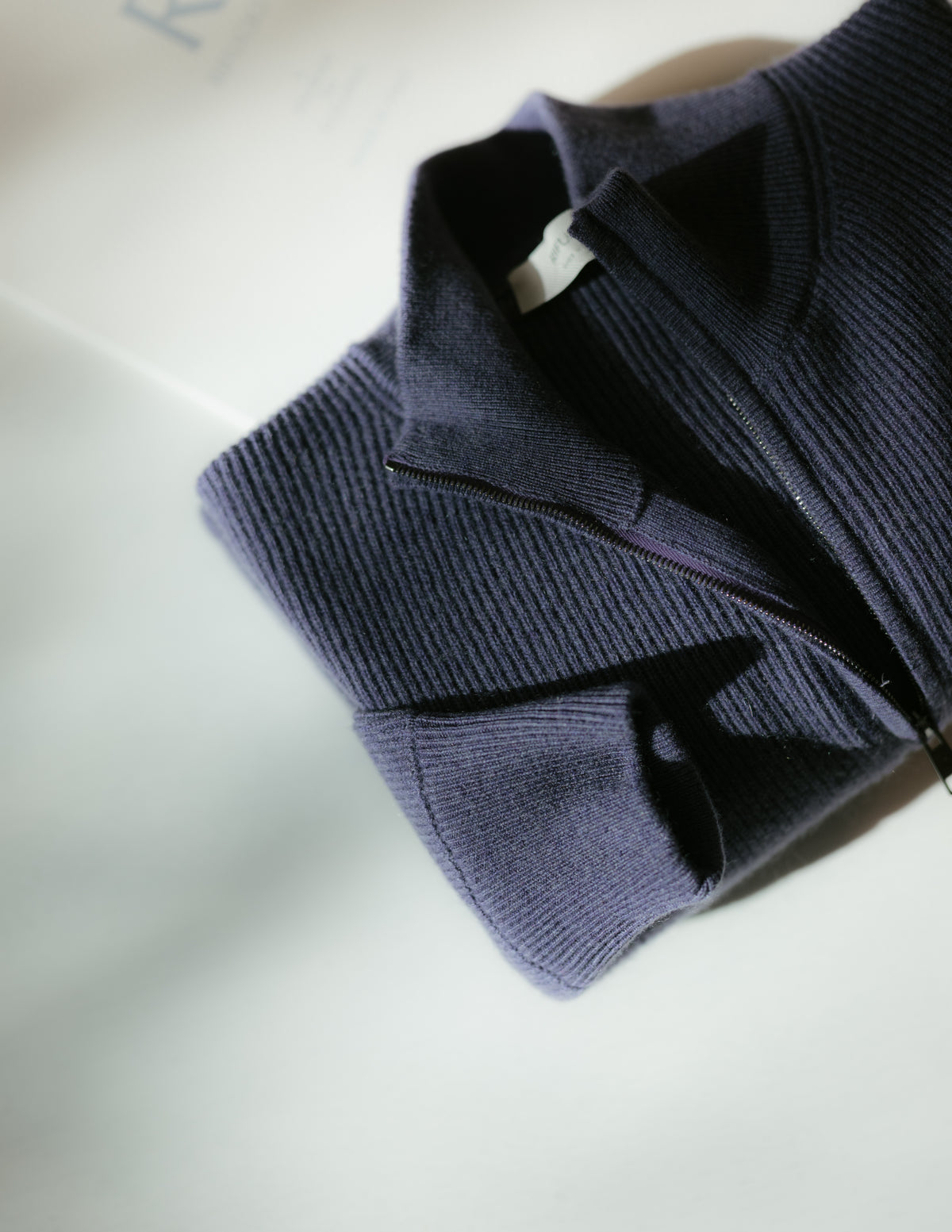 Cashmere Zip Cardigan