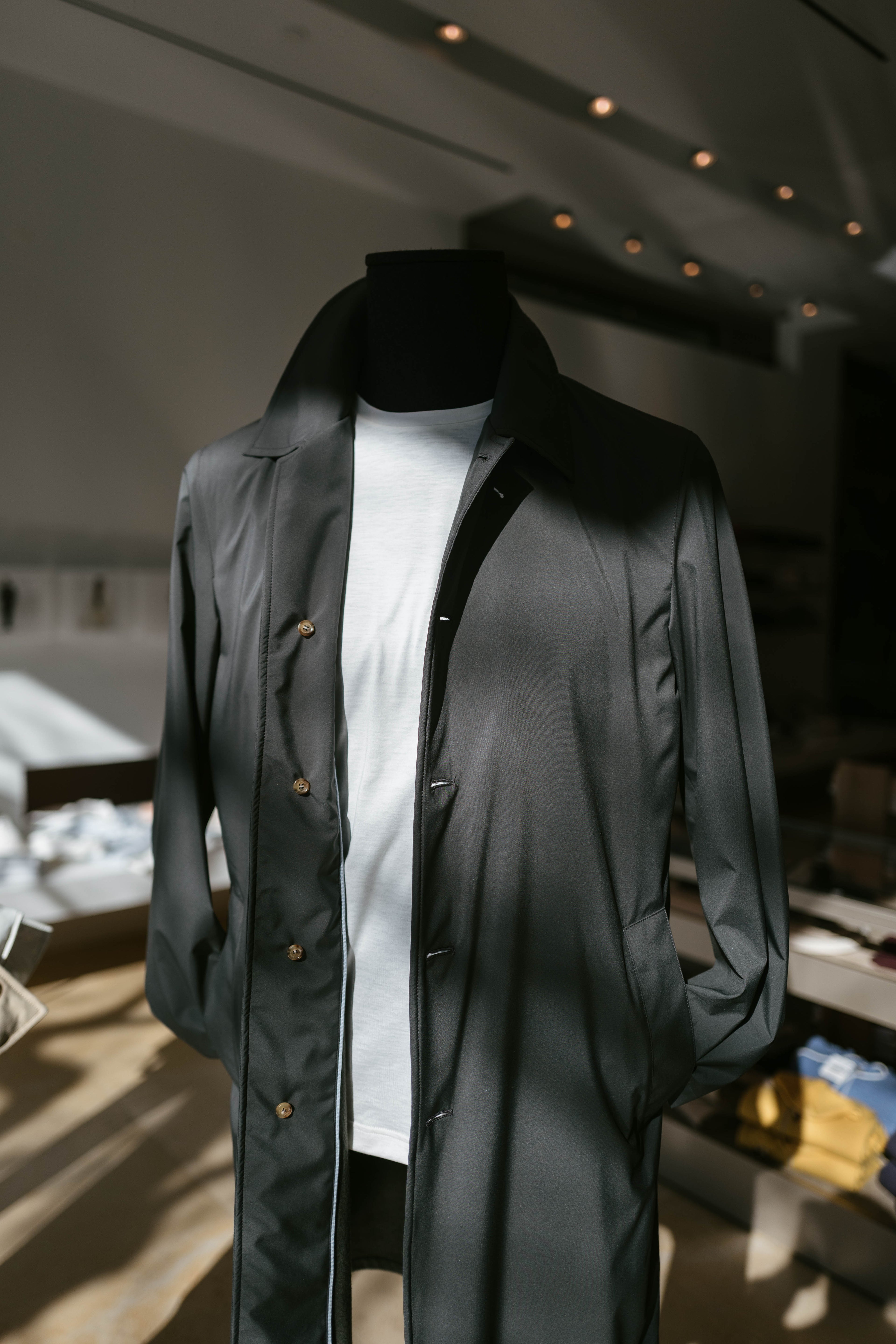 Raincoat Cashmere silk