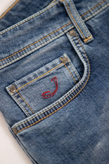 Slim Fit Bard Denim Jeans - Medium Wash