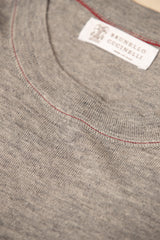 Crewneck T-Shirt - Light Grey