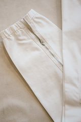 Garment-Dyed Twist Cotton Cargo Trousers
