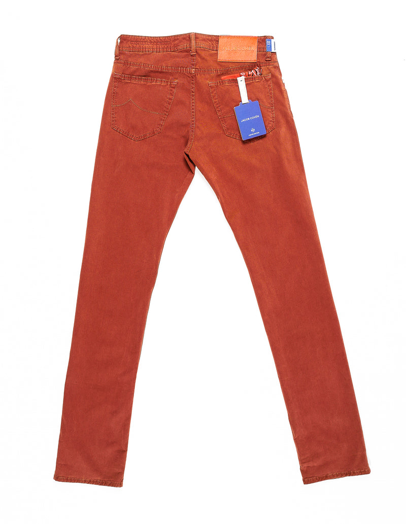 Slim-Fit Bard Pants - Brick Red