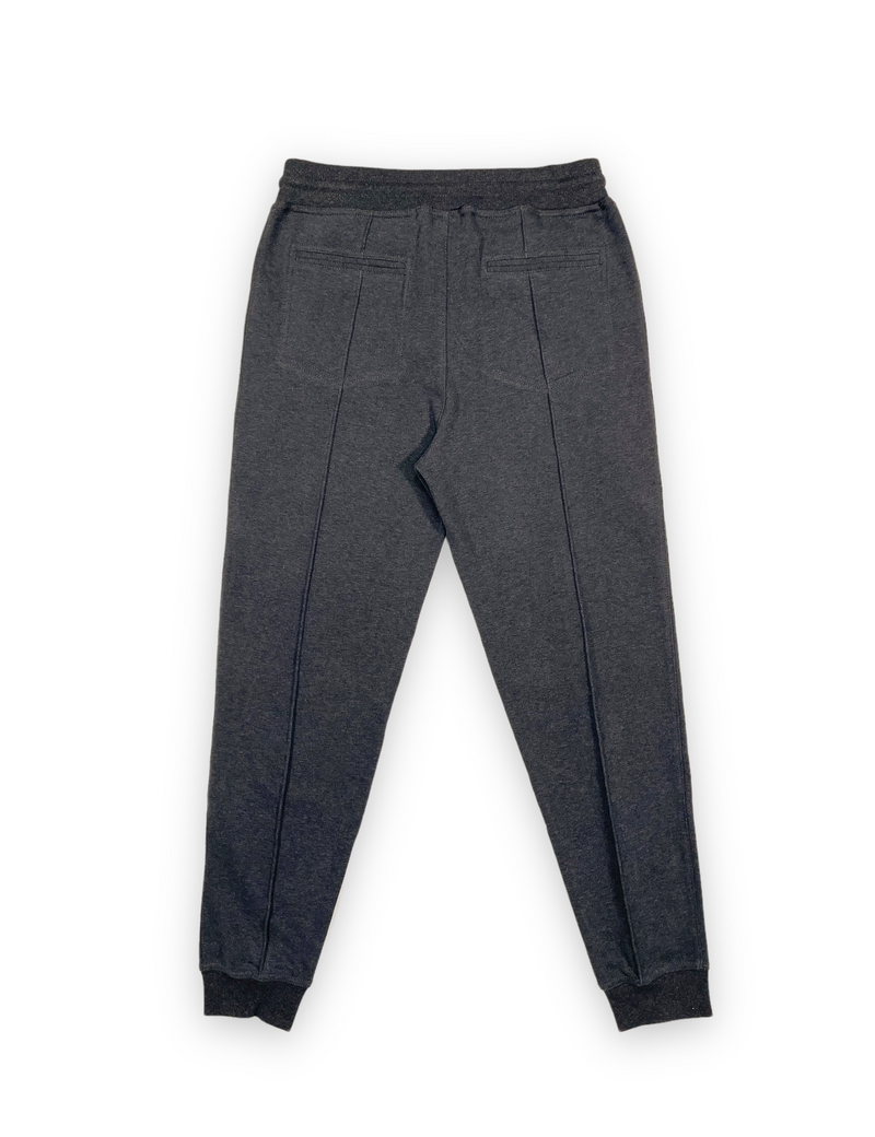 French Terry Cotton Joggers - Anthracite