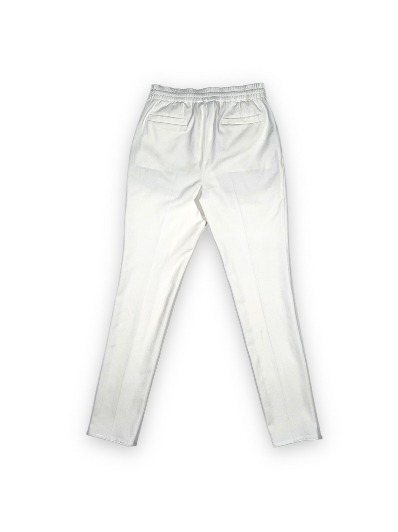 Cotton Drawstring Pants - White
