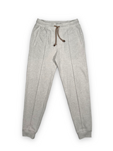 French Terry Cotton Joggers - Travertine