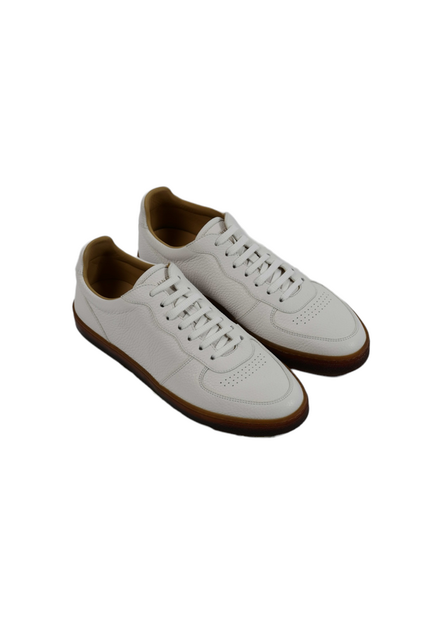 Leather Sneakers - White