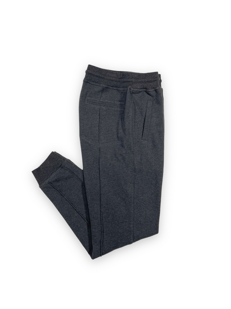 French Terry Cotton Joggers - Anthracite