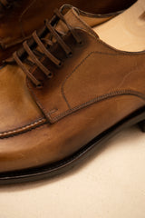 Handcrafted Leather Split Toe Derby Shoe