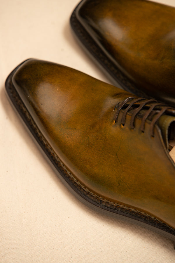 Leather Handmade Wholecut Shoes