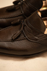 Handcrafted Tassel Loafers in Testa Di Moro