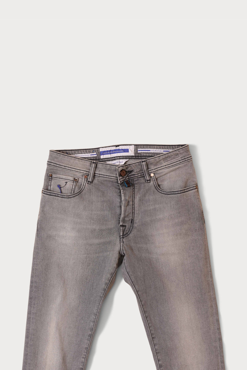 Five Pocket Bard Jeans - Medium Grey