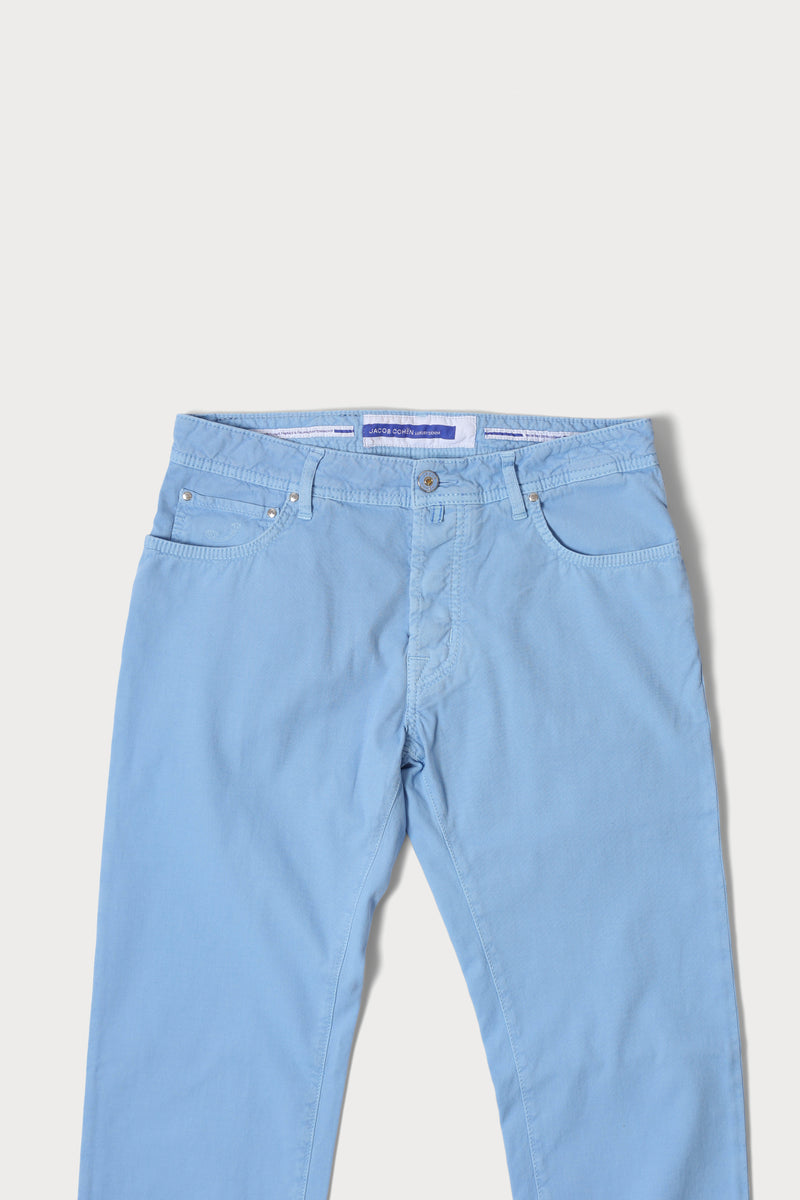 Slim Fit Bard Pants - Azure Blue