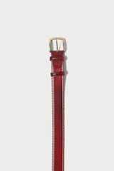Handmade Norwegian Belt in Rubino Red