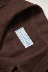 Safari Overshirt - Brown Linen