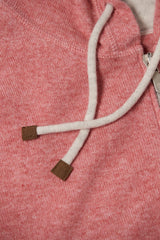 Cashmere Zip-up Hoodie - Bright Rose Pink